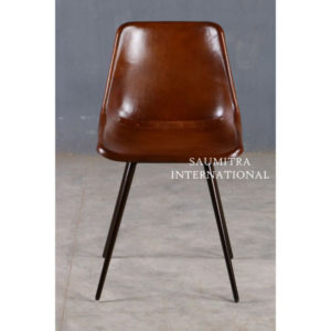 Iron Cone Leg Dining Chair