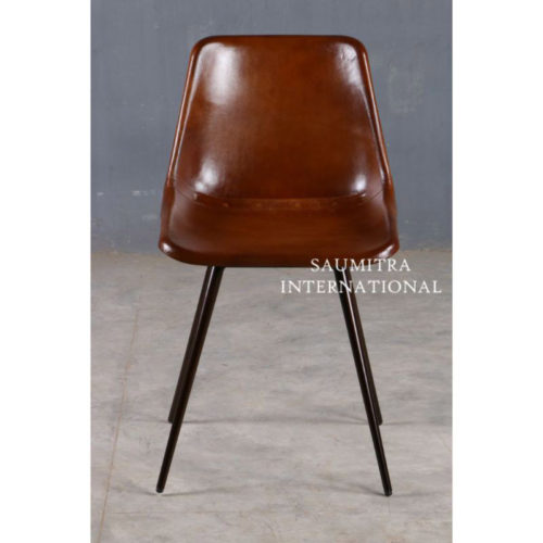 Iron Cone Leg Dining Chair